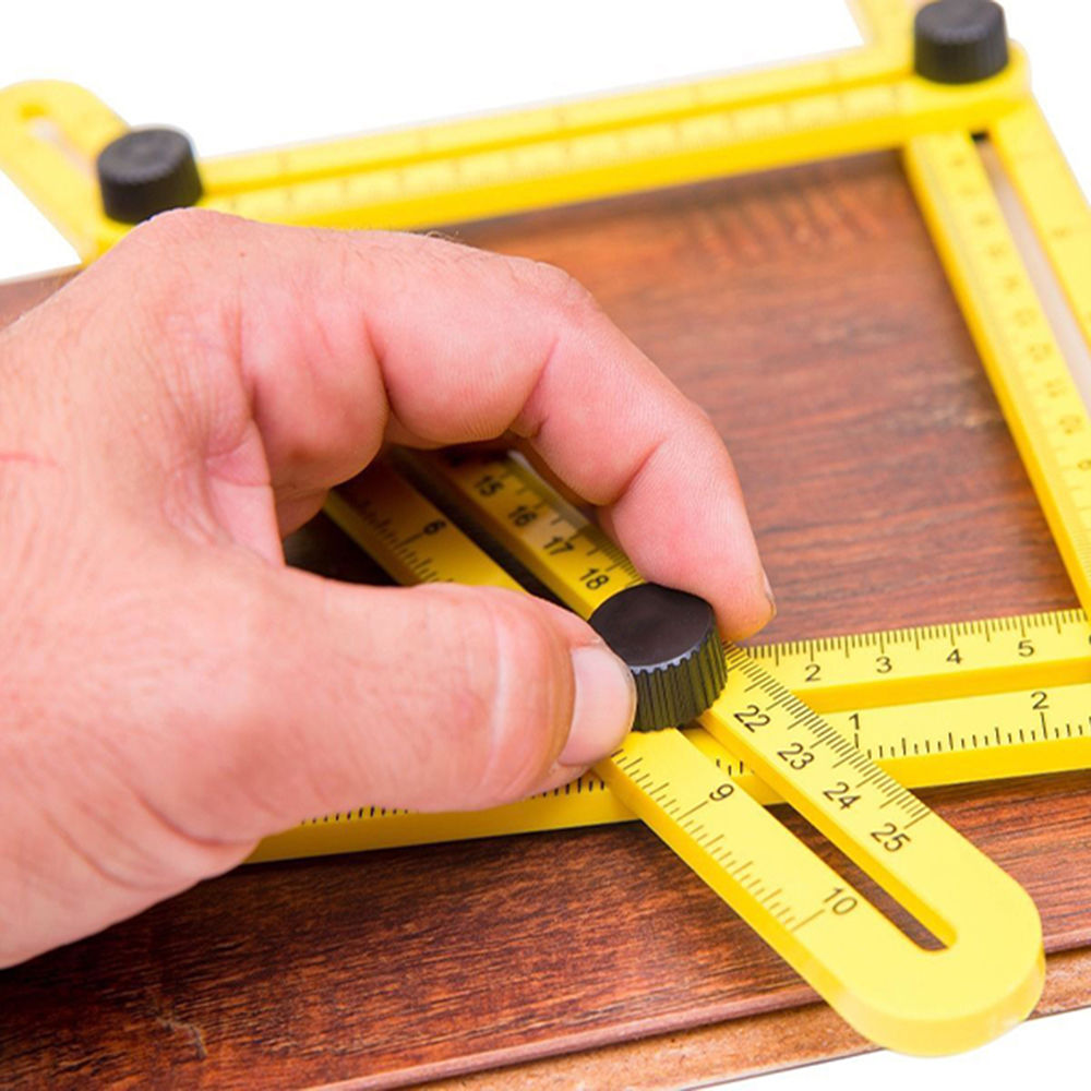 New Adjust FourSided Folding Measuring Tool MultiAngle Template Scale