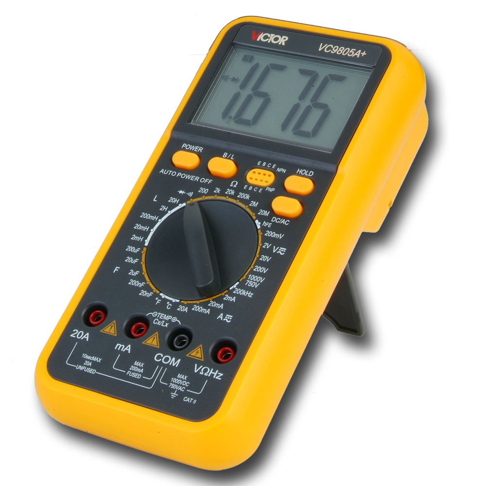 Digital Multimeter Thermometer Inductance AC DC Ohm eBay