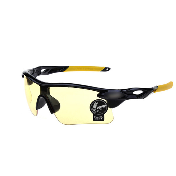 Color:Yellow:Outdoor Sport Cycling Bicycle Running Bike Riding Sun Glasses Eyewear Fishing