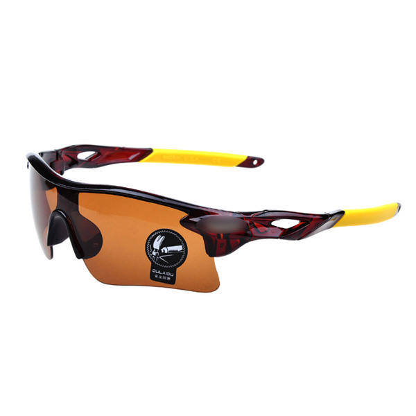 Color:Tan:Outdoor Sport Cycling Bicycle Running Bike Riding Sun Glasses Eyewear Fishing