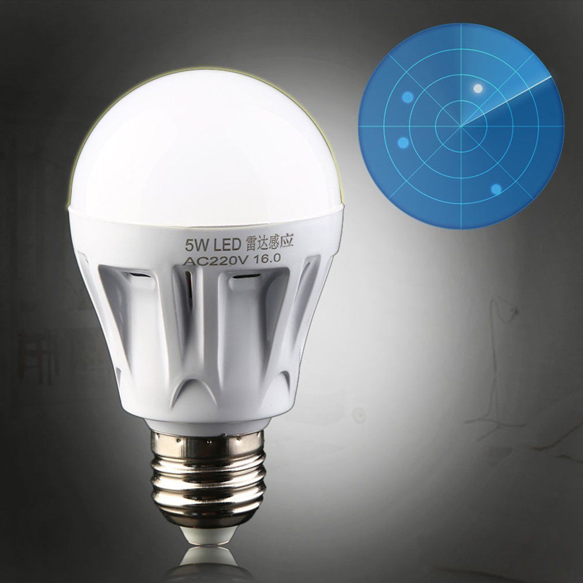 5w E27 Led Pir Motion Sensor Detection Lamp Warm White Bulb Outdoor 5w E27 Led Pir Motion Sensor Detection Lamp