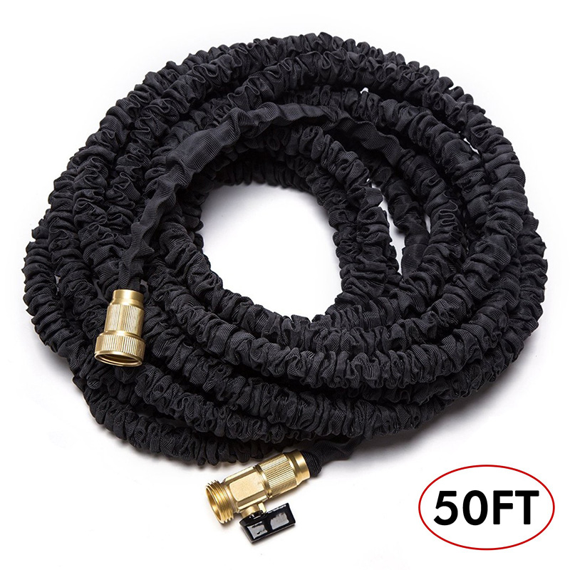 3X Expandable Automatic Flexible Garden Water Hose Pipe Brass Fittings